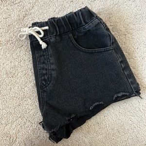 EUC Black denim shorts